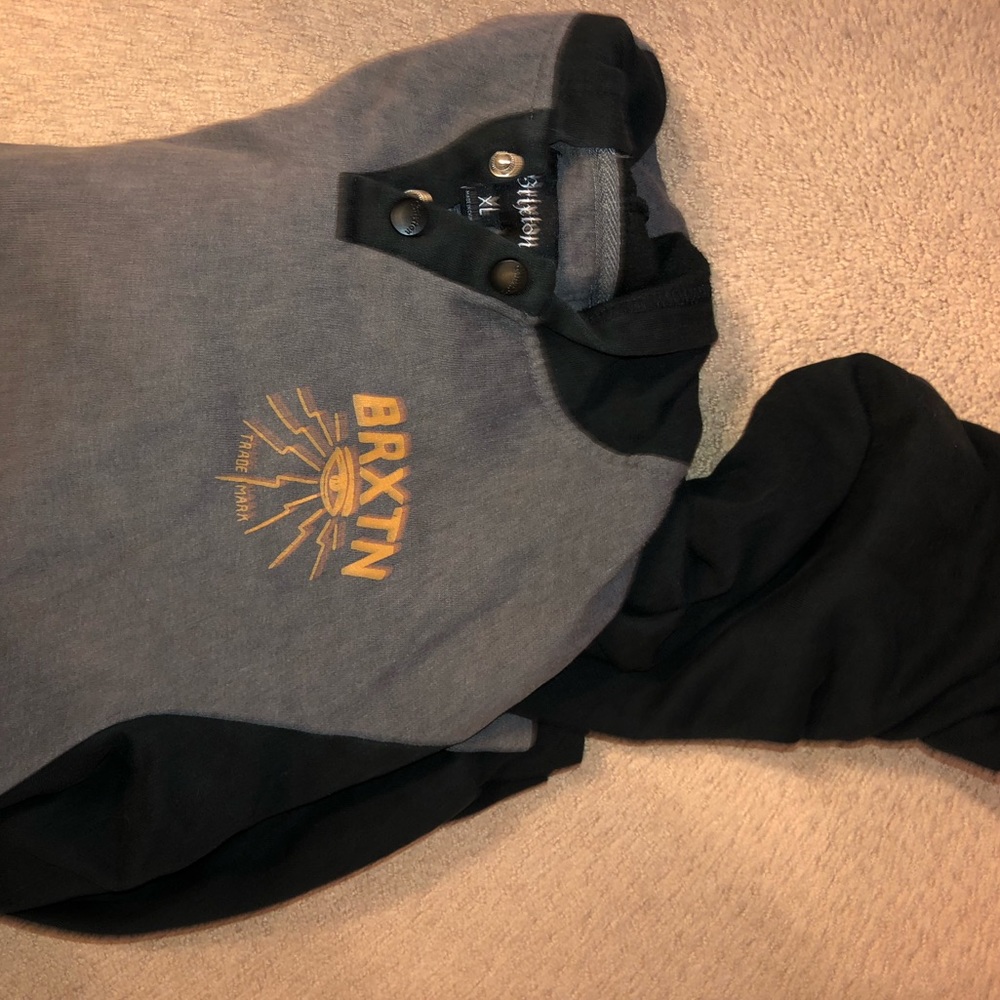 grey/black Brixton hoodie